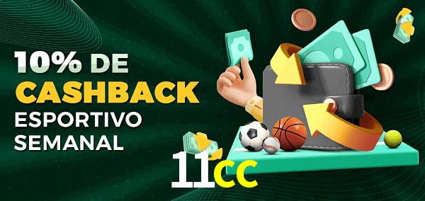 10% de bônus de cashback na 11cc